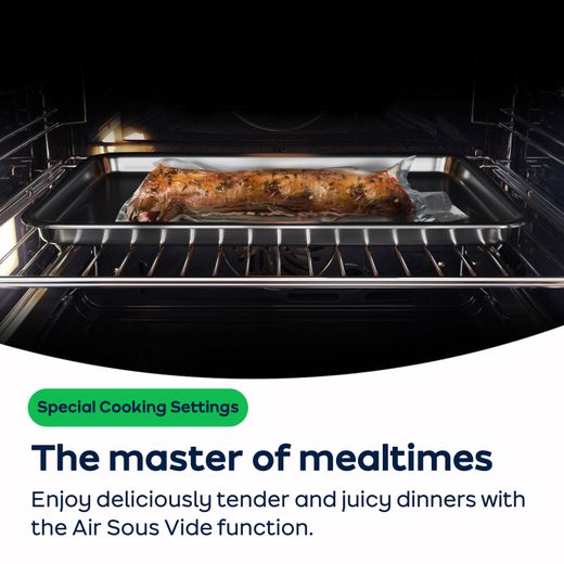 Samsung Series 4 Dual Cook Flex™ Electric Single Oven - Stainless Steel - AO Annotation - Air Sous Vide
